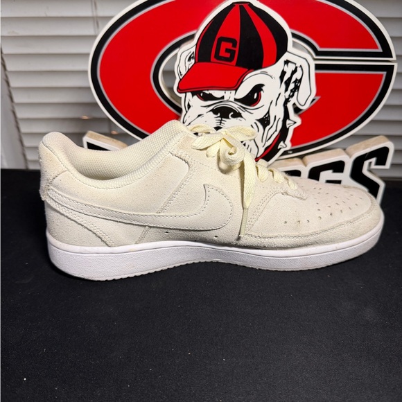 Nike Court Vision Cream Low-Top Sneakers Women’s Size 8 - Picture 4 of 8